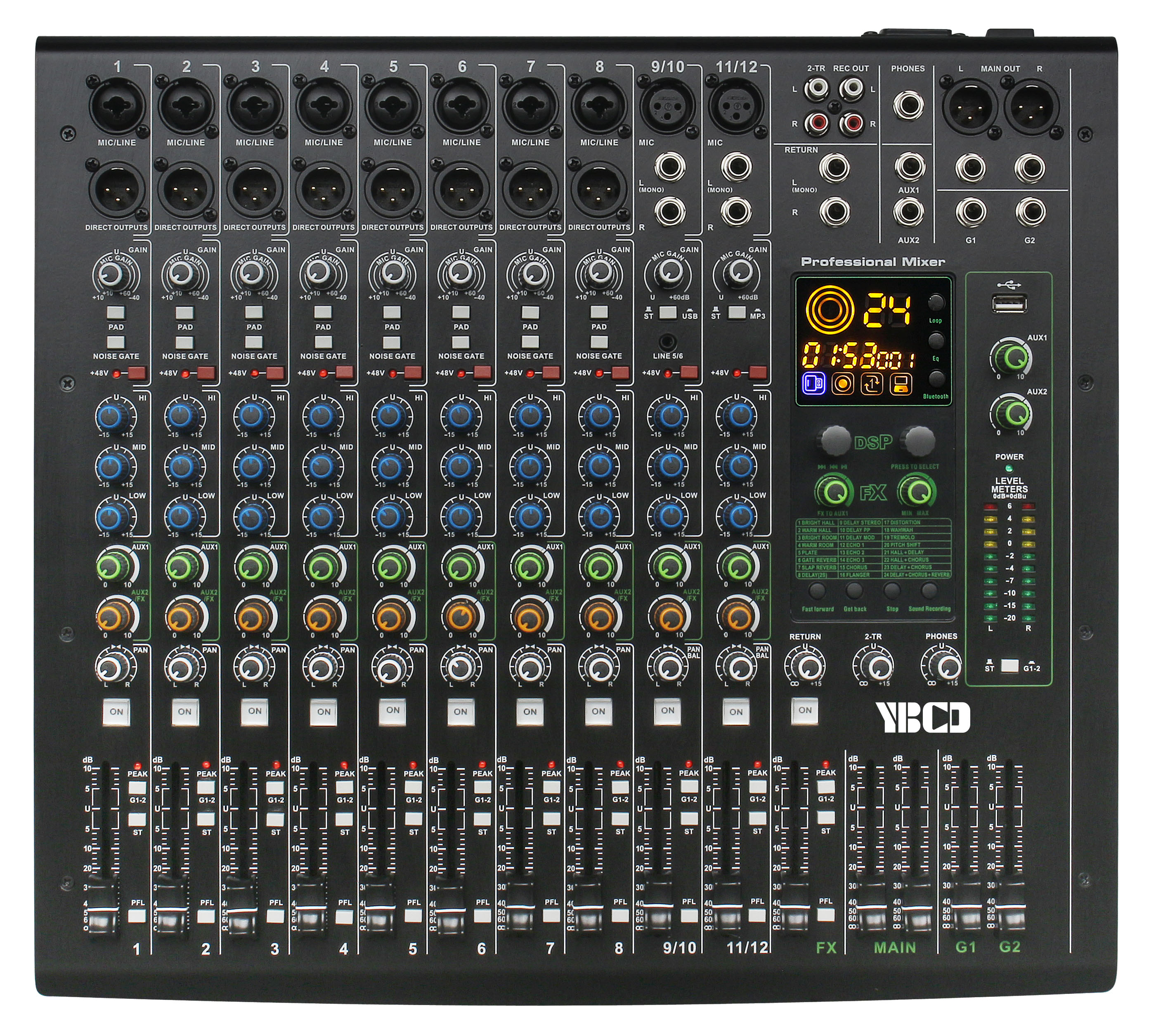 12路2编组调音台